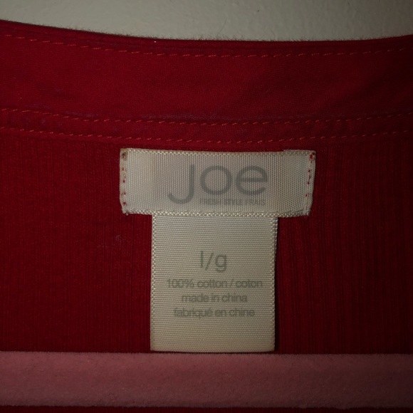 Joe Fresh Ladies Tank Red Large - Picture 3 of 3